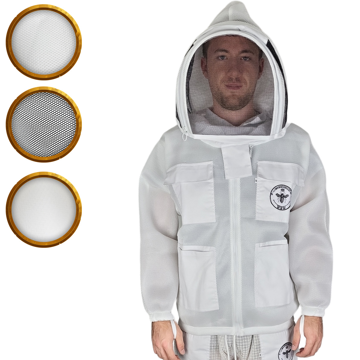 Belüftete Imkerjacke 3D-Mesh