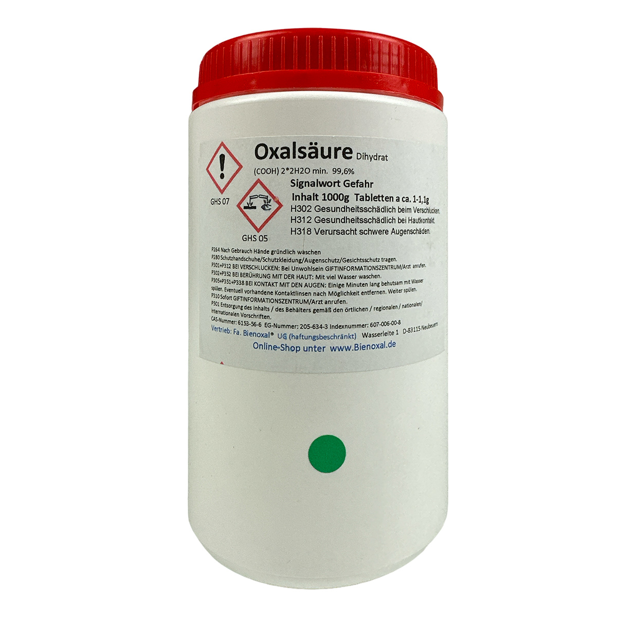 Oxalsäure-Tabletten 1000g